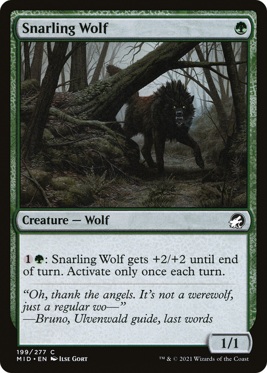 Snarling Wolf (MID) #199 [EN/N]