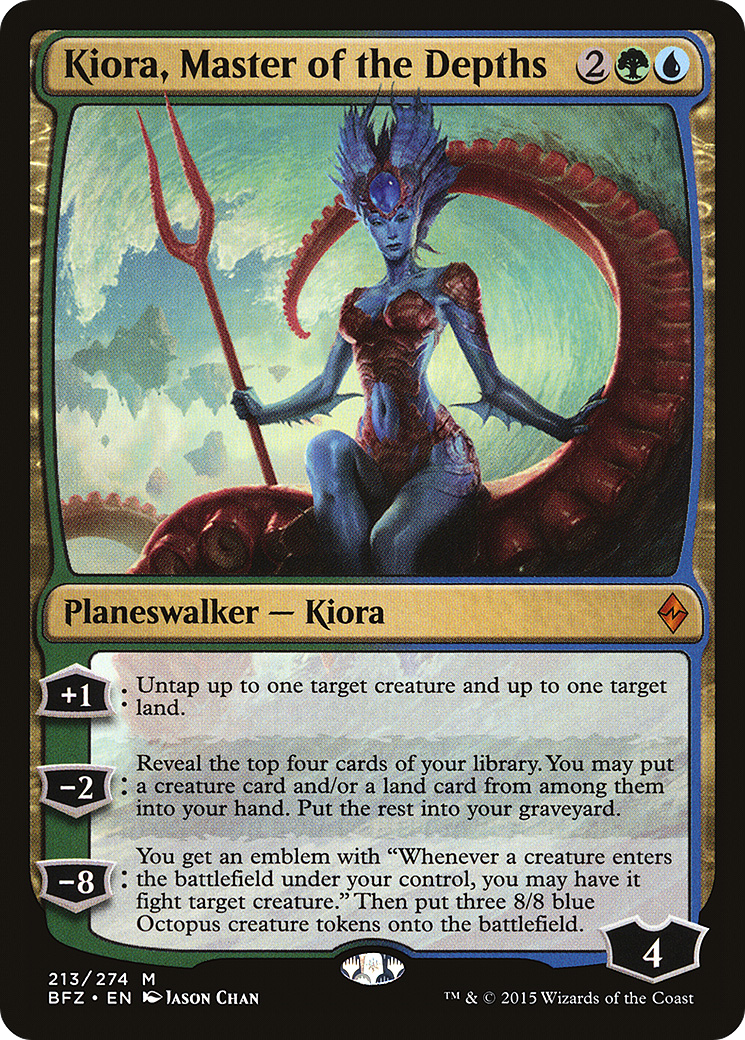 Kiora, Master of the Depths (BFZ) #213 [EN/N]