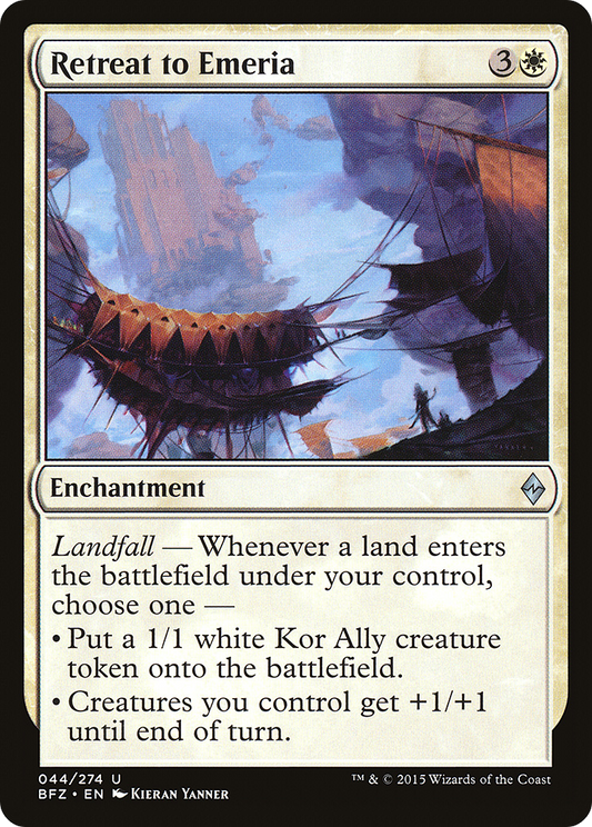 Retreat to Emeria (BFZ) #44 [EN/N] s/o
