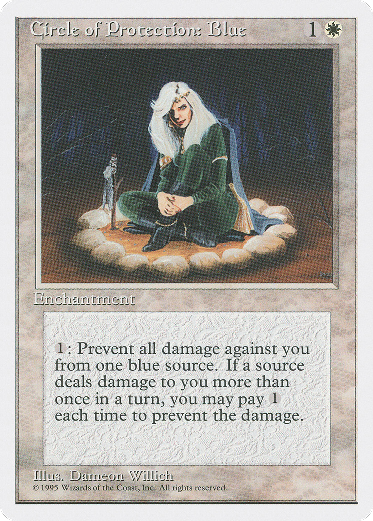 Circle of Protection: Blue (4ED) #15 [EN/N]