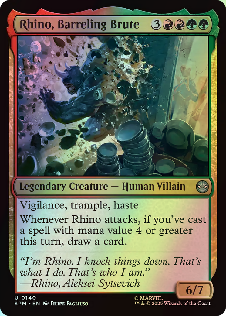 Rhino, Barreling Brute (SPM) #140 [EN/F]
