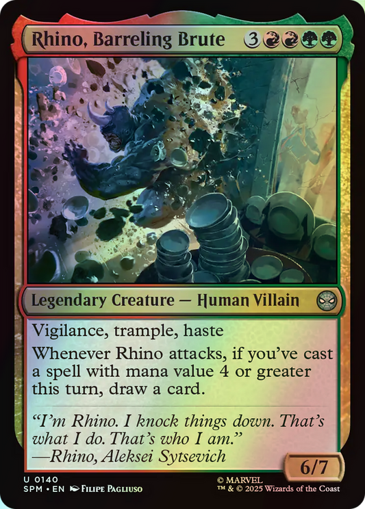 Rhino, Barreling Brute (SPM) #140 [EN/F] s/o