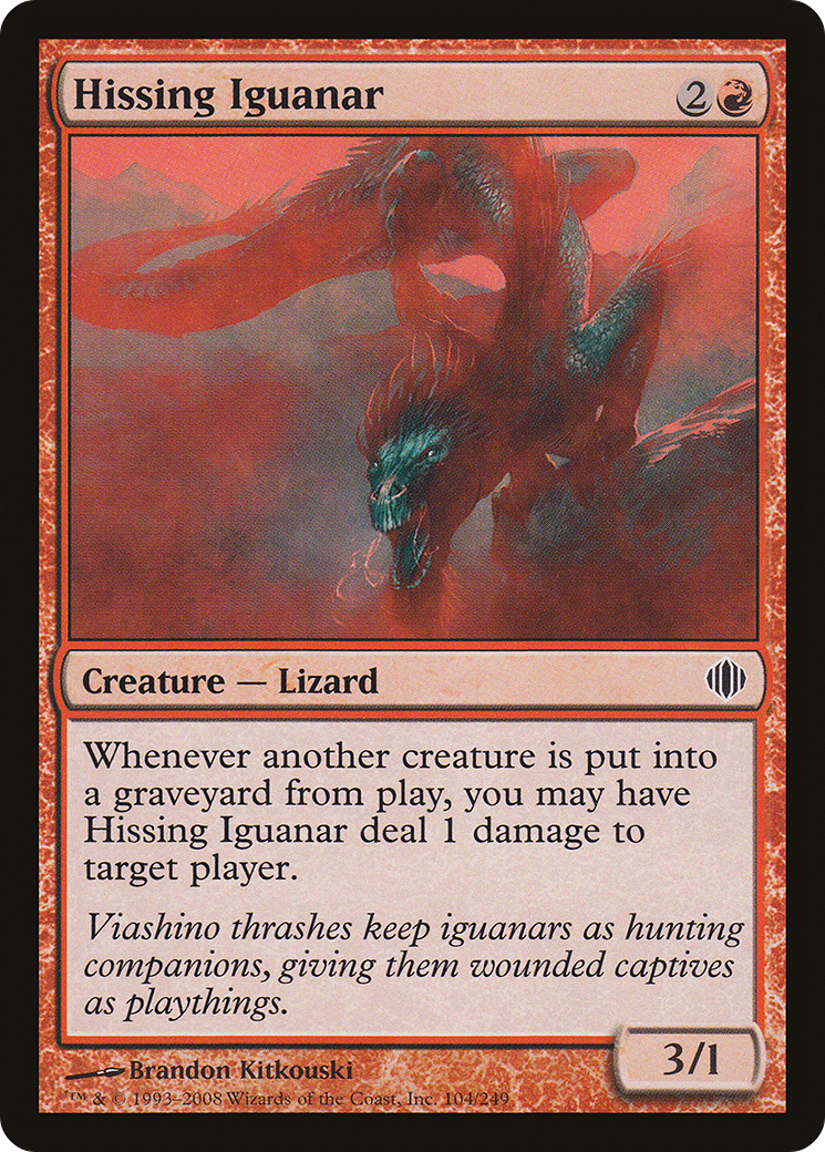 Hissing Iguanar (ALA) #104 [EN/N]