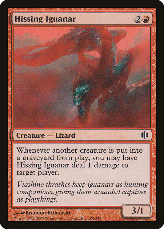 Hissing Iguanar (ALA) #104 [EN/N]