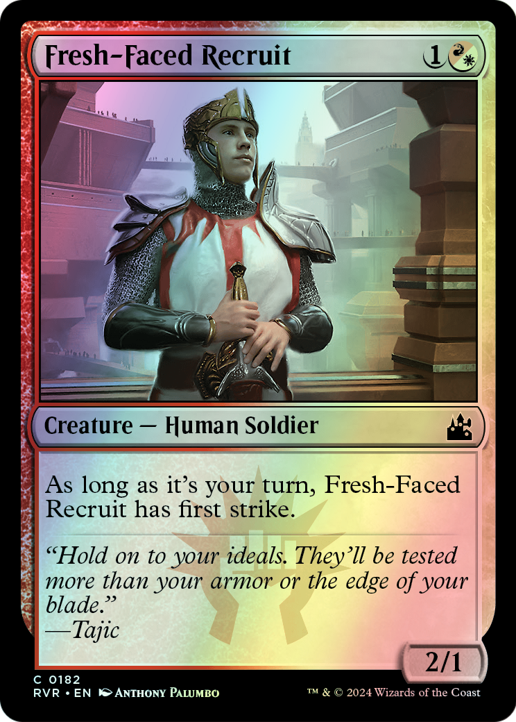 Fresh-Faced Recruit (RVR) #182 [EN/F]