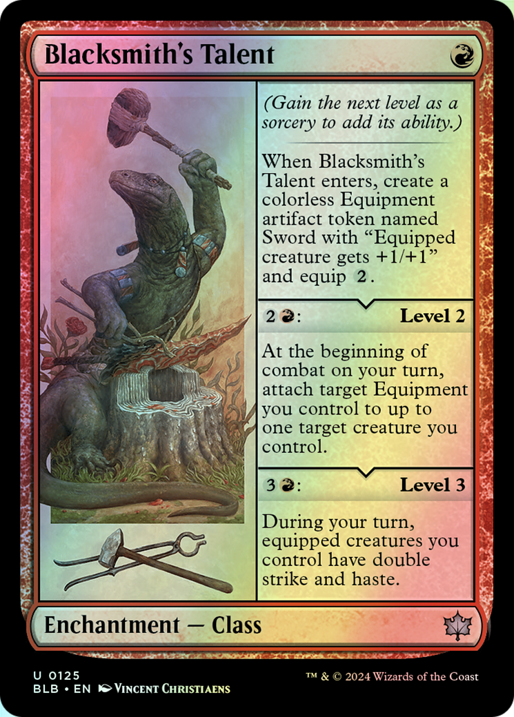 Blacksmith's Talent (BLB) #125 [EN/F] s/o