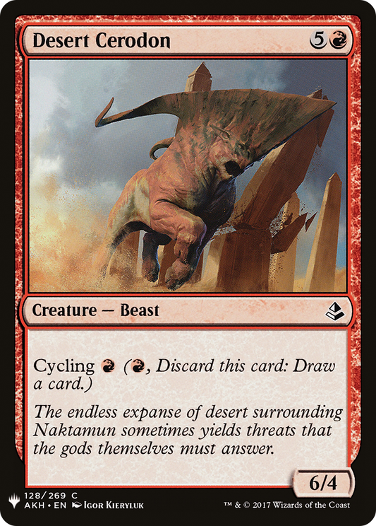 Desert Cerodon (PLST) #AKH-128 [EN/N]