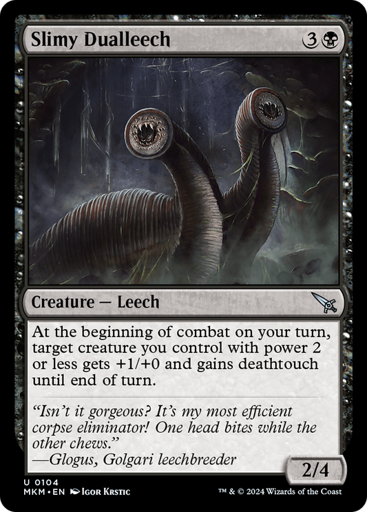 Slimy Dualleech (MKM) #104 [EN/N]