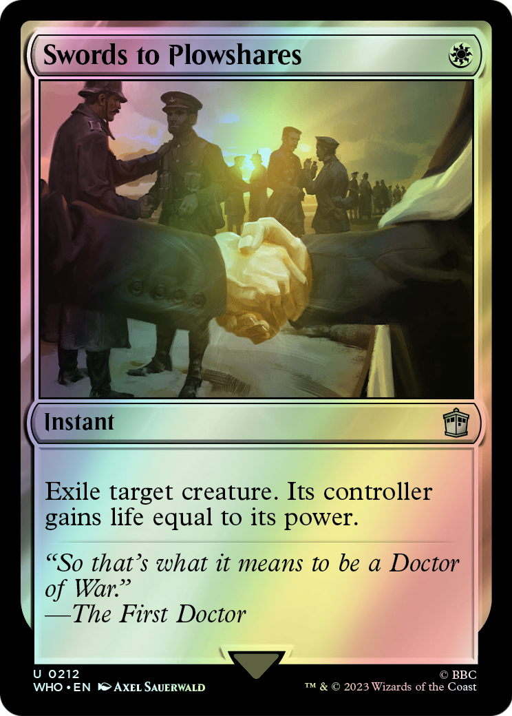 Swords to Plowshares (WHO) #212 [EN/F]