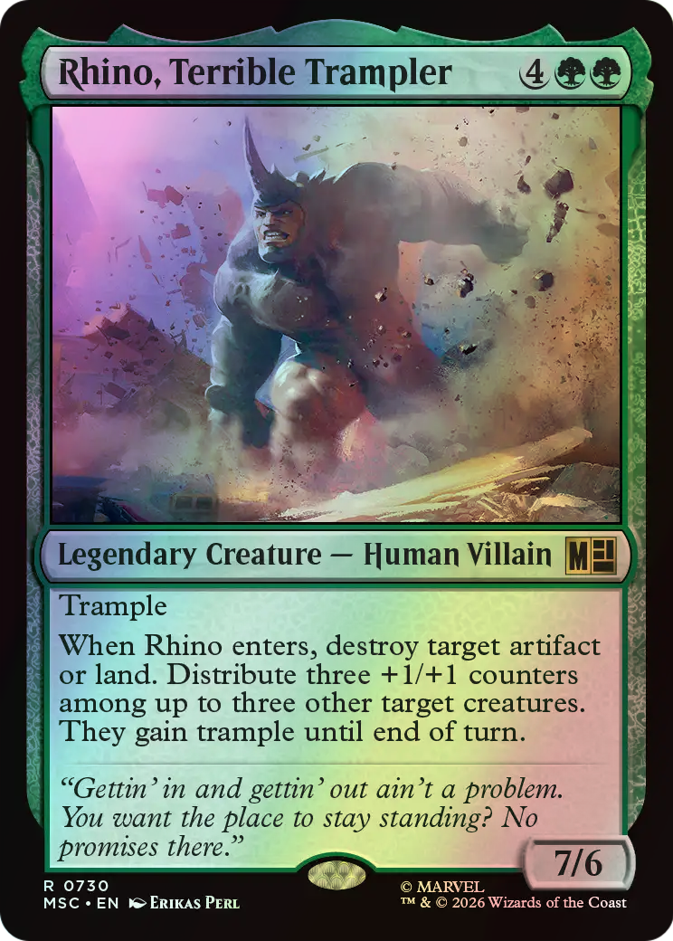 Rhino, Terrible Trampler (MSC) #730 [EN/F]