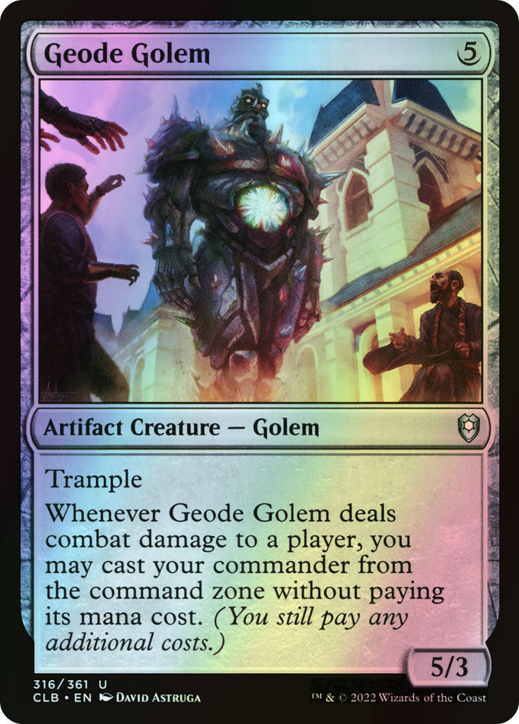Geode Golem (CLB) #316 [EN/F] s/o