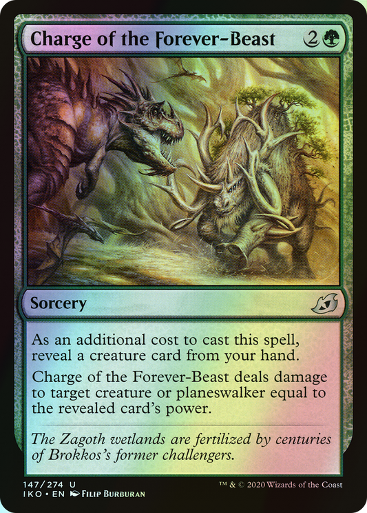 Charge of the Forever-Beast (IKO) #147 [EN/F]