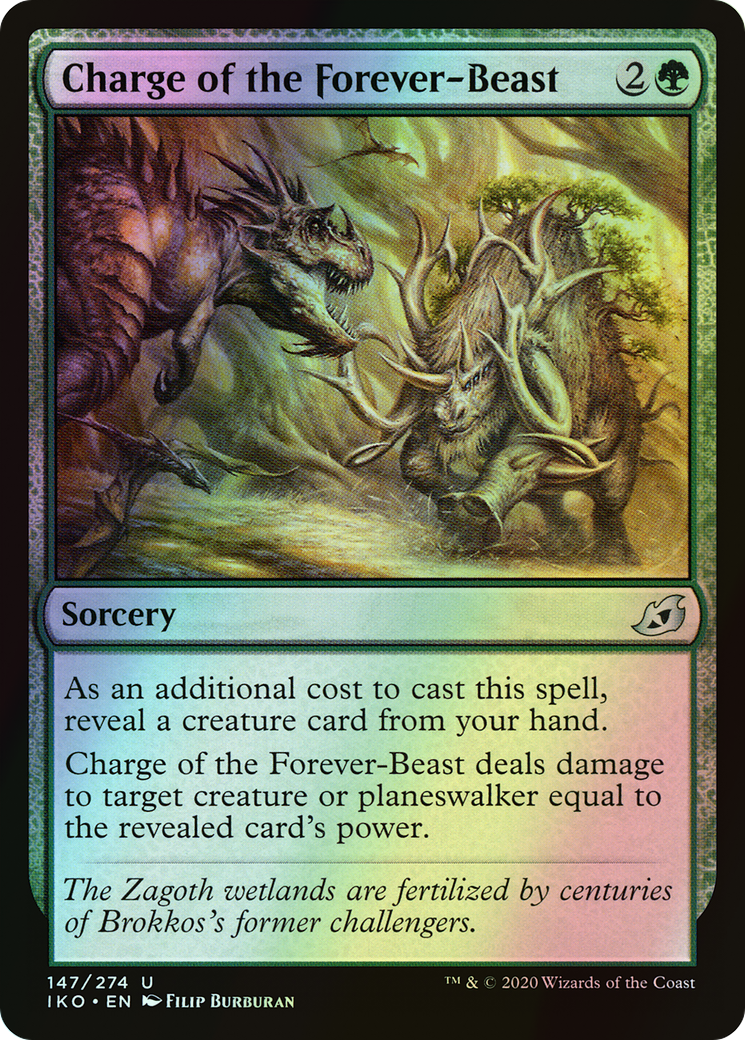 Charge of the Forever-Beast (IKO) #147 [EN/F]