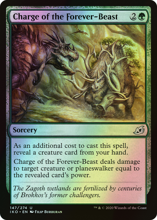 Charge of the Forever-Beast (IKO) #147 [EN/F]