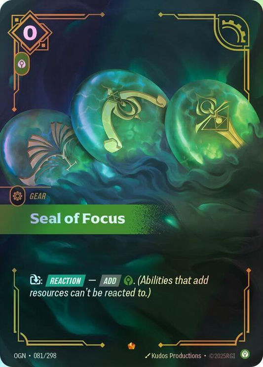 Seal of Focus (OGN) #081 [EN/F]