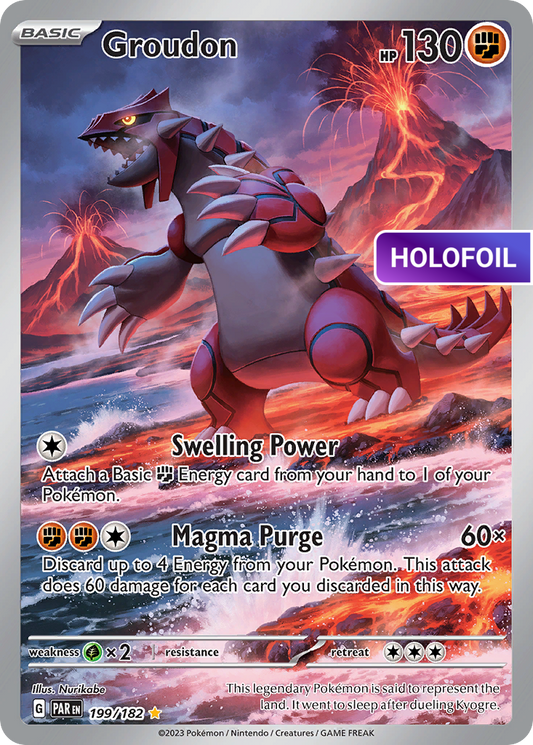 Groudon - 199/182 (PAR) #199 [EN/H]