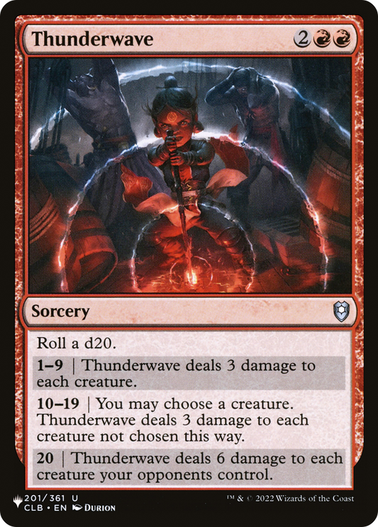 Thunderwave (PLST) #CLB-201 [EN/N]