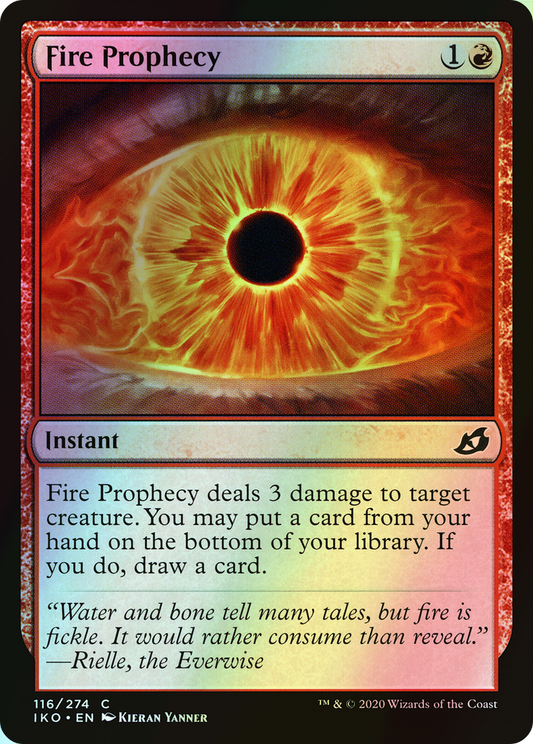 Fire Prophecy (IKO) #116 [EN/F] s/o