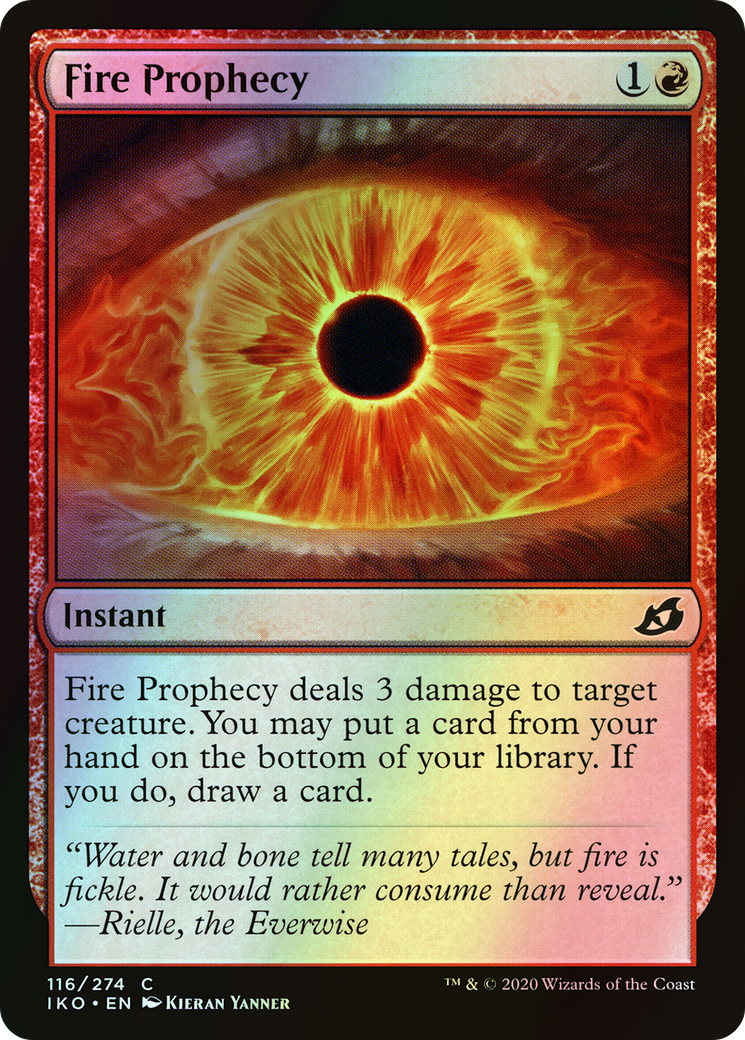 Fire Prophecy (IKO) #116 [EN/F] s/o