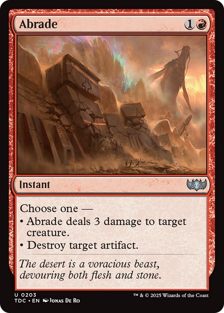 Abrade (TDC) #203 [EN/N] s/o