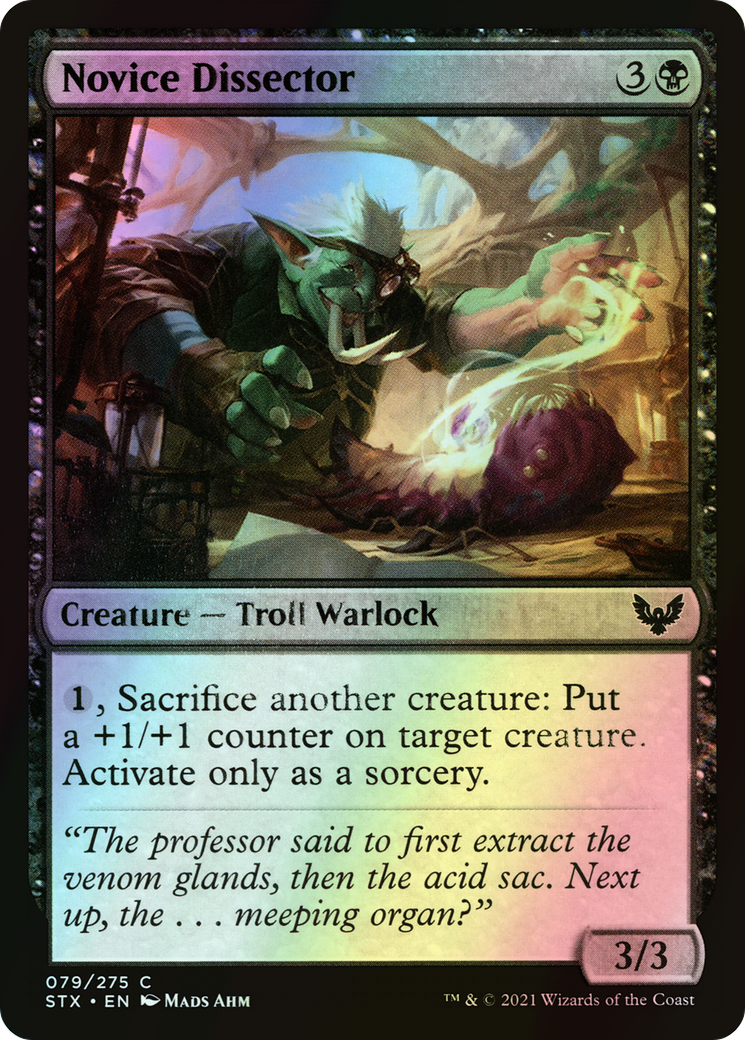 Novice Dissector (STX) #79 [EN/F] s/o