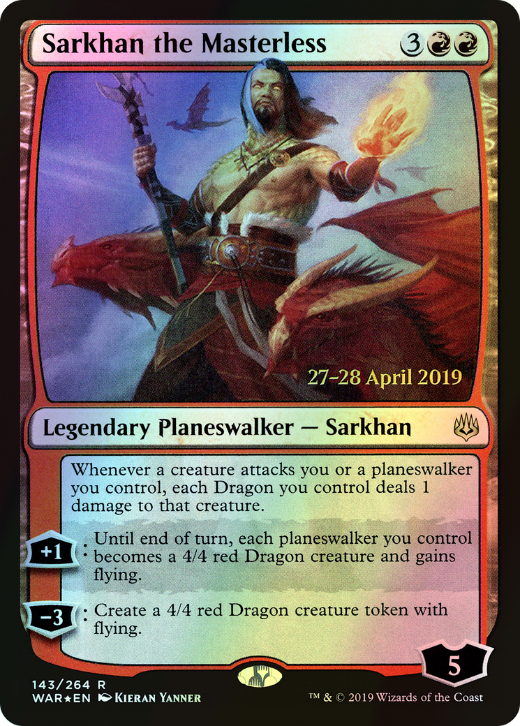 Sarkhan the Masterless (PWAR) #143s [EN/F] s/o