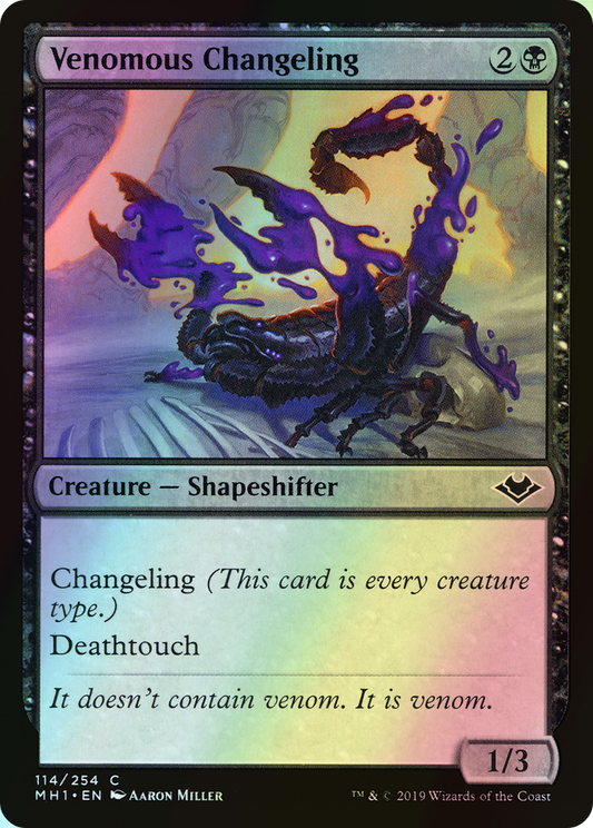 Venomous Changeling (MH1) #114 [EN/F]
