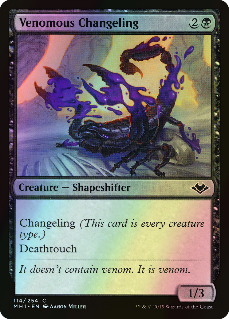 Venomous Changeling (MH1) #114 [EN/F]