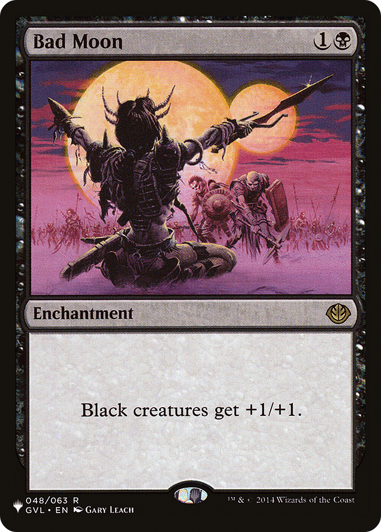 Bad Moon (PLST) #GVL-48 [EN/N] s/o