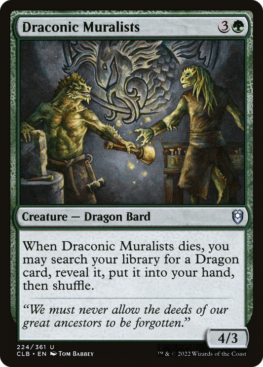 Draconic Muralists (CLB) #224 [EN/N]