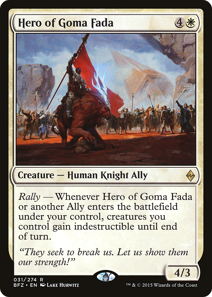 Hero of Goma Fada (BFZ) #31 [EN/N] s/o