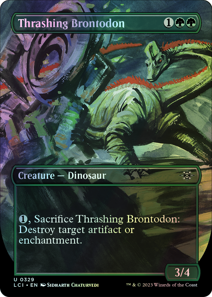 Thrashing Brontodon (LCI) #329 [EN/F]