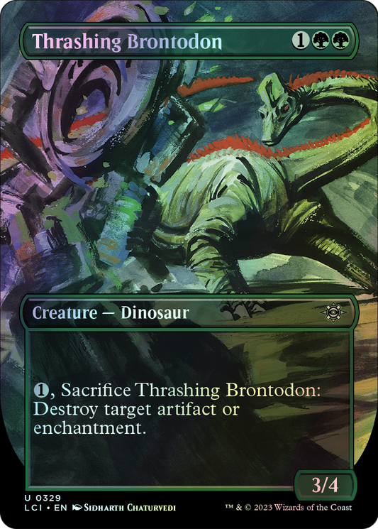 Thrashing Brontodon (LCI) #329 [EN/F]