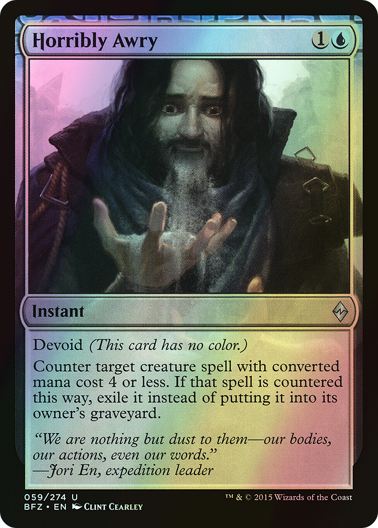 Horribly Awry (BFZ) #59 [EN/F]