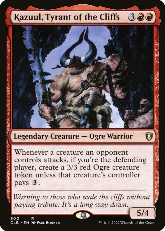 Kazuul, Tyrant of the Cliffs (CLB) #800 [EN/N]