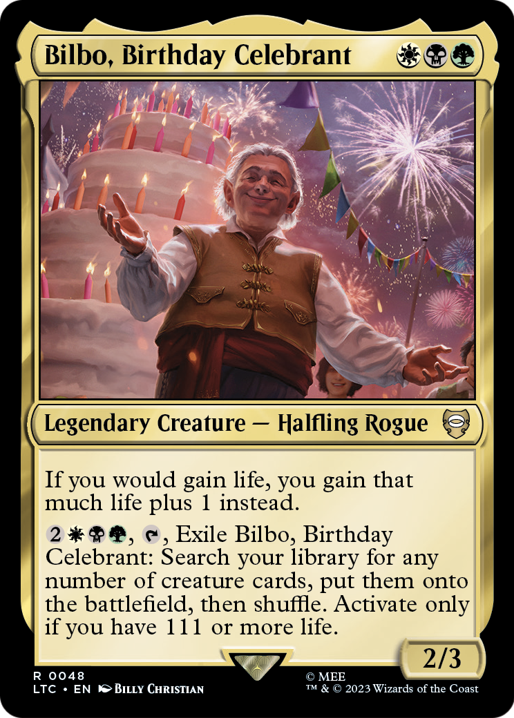 Bilbo, Birthday Celebrant (LTC) #48 [EN/N]