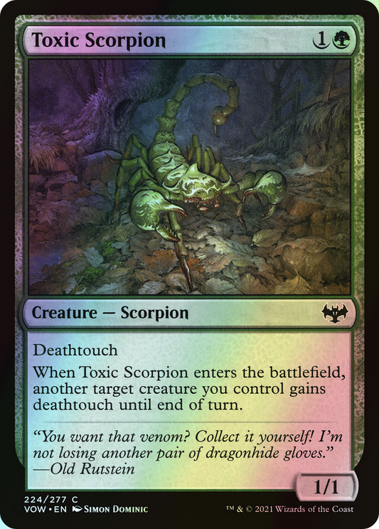 Toxic Scorpion (VOW) #224 [EN/F] s/o