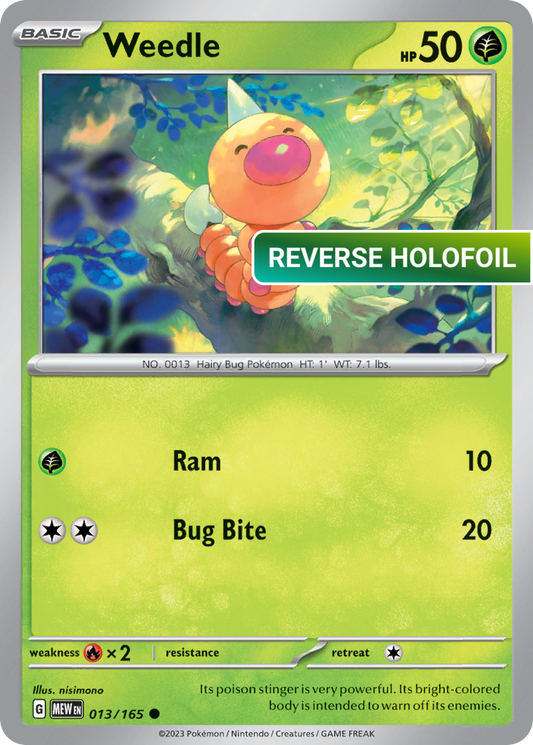 Weedle (MEW) #013 [EN/R] s/o