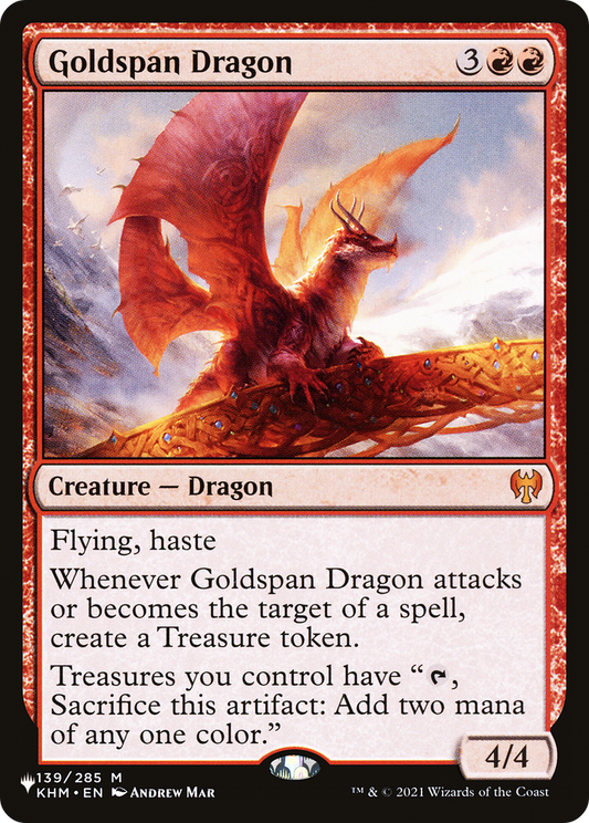 Goldspan Dragon (PLST) #KHM-139 [EN/N] s/o