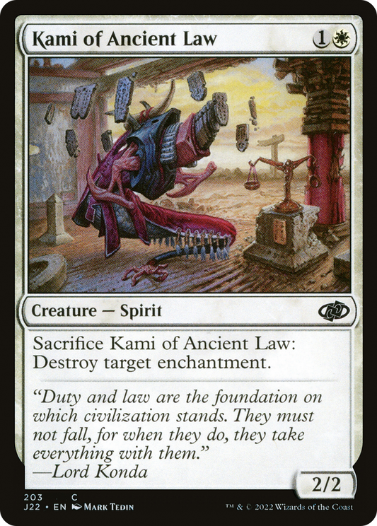 Kami of Ancient Law (J22) #203 [EN/N]