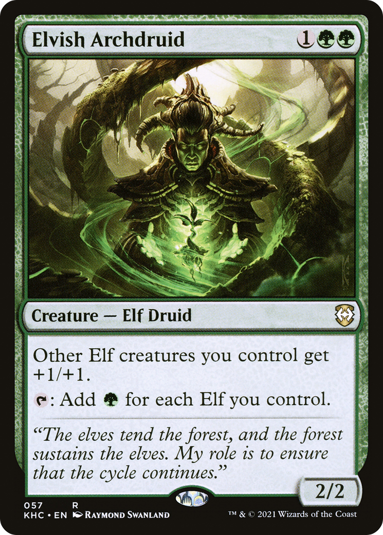 Elvish Archdruid (KHC) #57 [EN/N] s/o