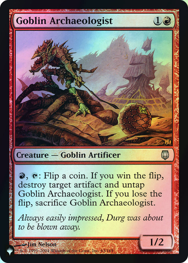 Goblin Archaeologist (PLST) #DST-63 [EN/F]