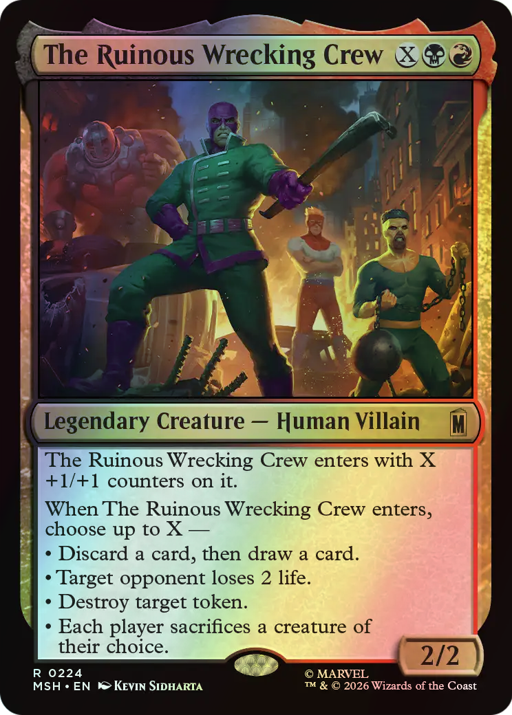 The Ruinous Wrecking Crew (MSH) #224 [EN/F]
