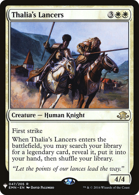 Thalia's Lancers (PLST) #EMN-47 [EN/N] s/o
