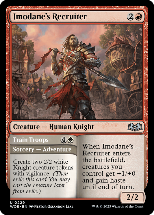 Imodane's Recruiter // Train Troops (WOE) #229 [EN/N]