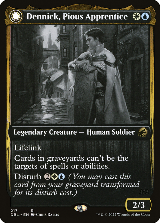 Dennick, Pious Apprentice // Dennick, Pious Apparition (DBL) #217 [EN/N] s/o