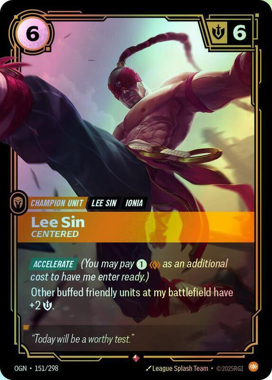 Lee Sin - Centered (OGN) #151 [EN/F]