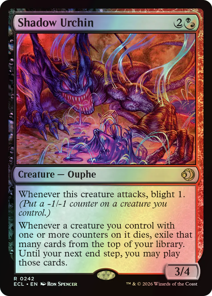 Shadow Urchin (ECL) #242 [EN/F] s/o