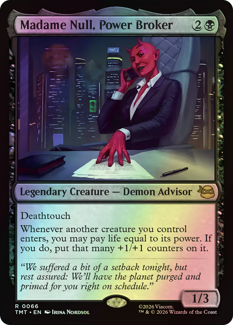 Madame Null, Power Broker (TMT) #66 [EN/F]