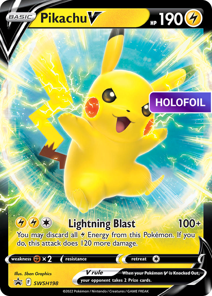 Pikachu V (PR-SW) #SWSH198 [EN/H]